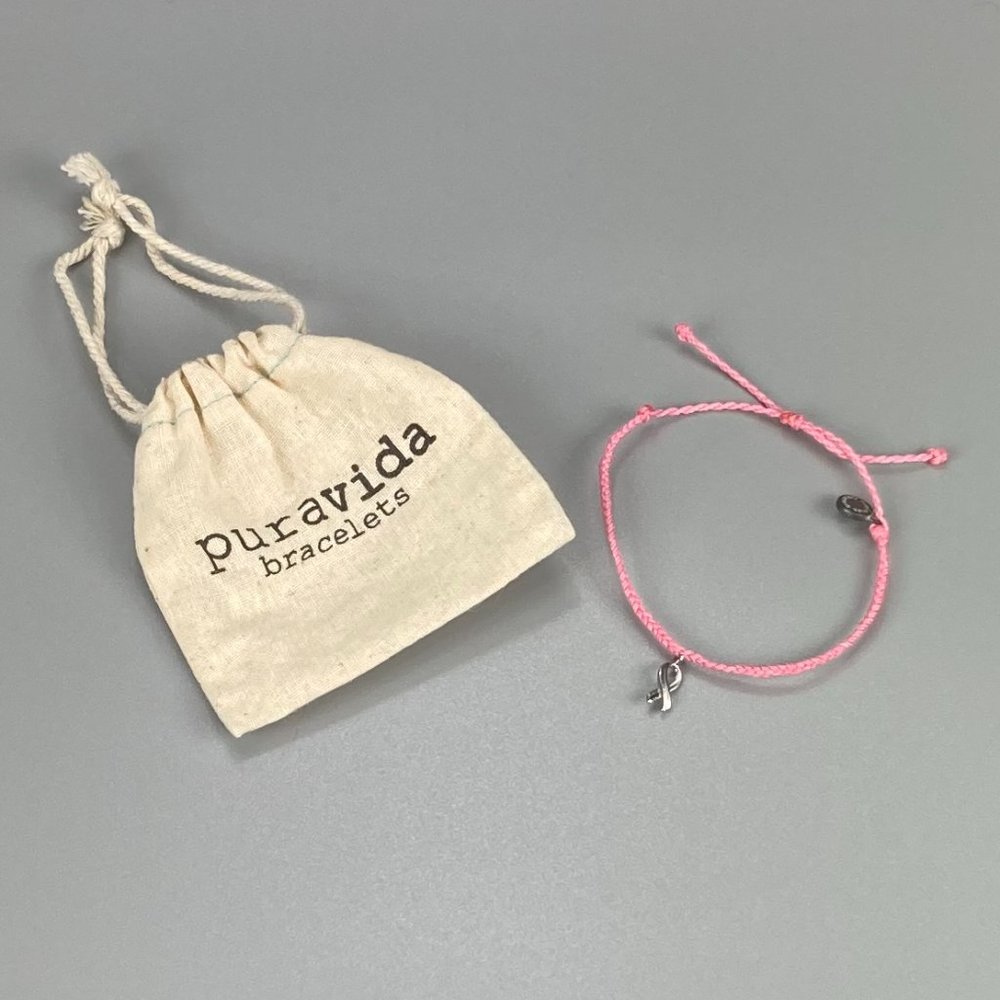 Pura Vida Breast Cancer Bracelet